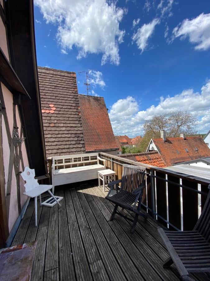 Cafe Einzigartig Lägenhet Rothenburg ob der Tauber Exteriör bild